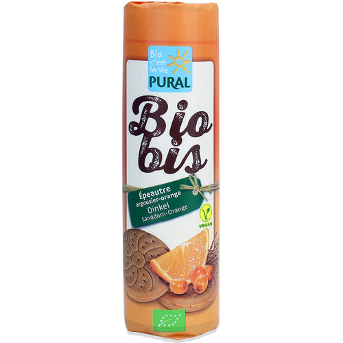 Ciastka markizy orkiszowe z kremem rokitnik pomarańcza 300 g - Pural (EKO)