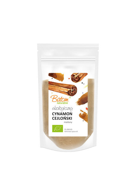 Cynamon cejloński mielony 125 g - Batom (EKO)