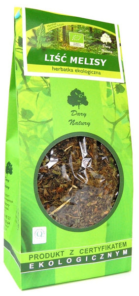 Herbatka liść melisy 100 g - Dary Natury (EKO)