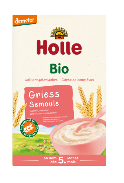 Kaszka pełnoziarnista od 5 msc. 250 g - Holle (EKO)