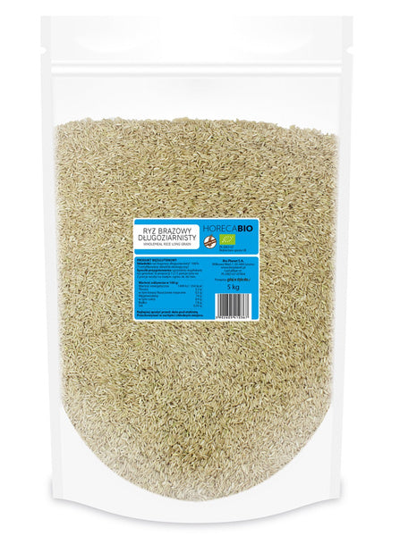 Ryż brązowy długoziarnisty bezglutenowy 5 kg - Bio Planet (EKO)