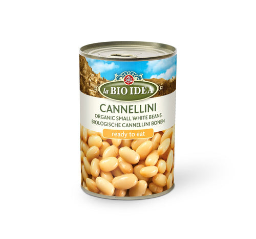Fasola biała drobna w zalewie 400 g (240 g) - La Bio Idea (EKO)