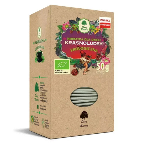 Herbatka dla dzieci krasnoludek 25 szt. 50 g - Dary Natury (EKO)