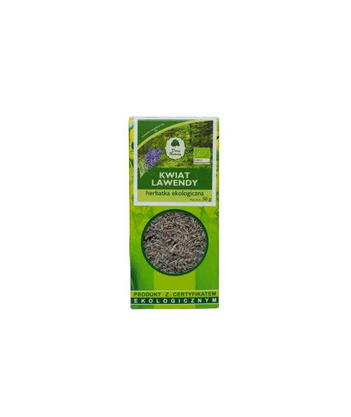 Herbatka z kwiatu lawendy 50 g - Dary Natury (EKO)