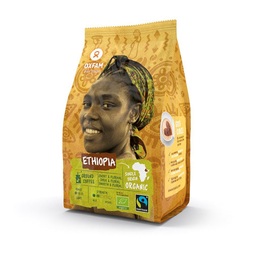 Kawa mielona arabica 100 % yirgacheffe etiopia fair trade 250 g - Oxfam (EKO)