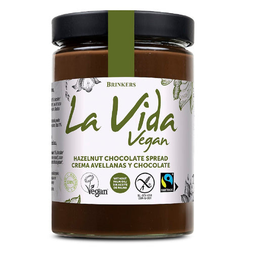 Krem czekoladowo orzechowy bezglutenowy fair trade 600 g - La Vida (EKO)