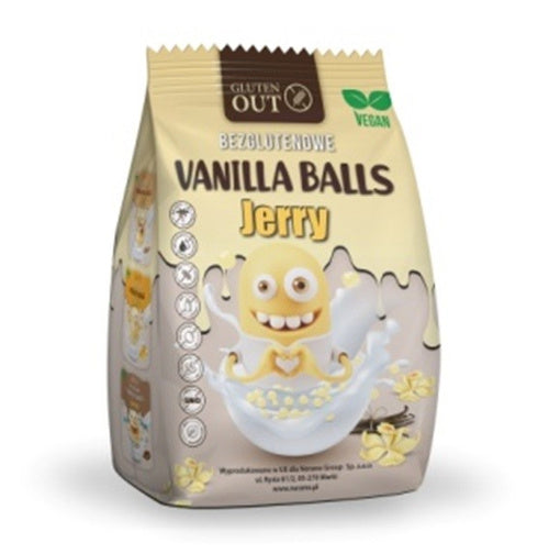 Kulki kukurydziane waniliowe bezglutenowe 375 g - Jerry Gluten Out