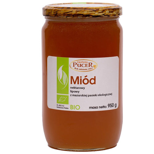 Miód lipowy 950 g - Pasieka Pucer (EKO)