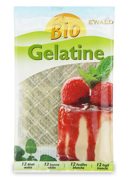 Żelatyna w listkach (12 listków) 20 g - Ewald (EKO)
